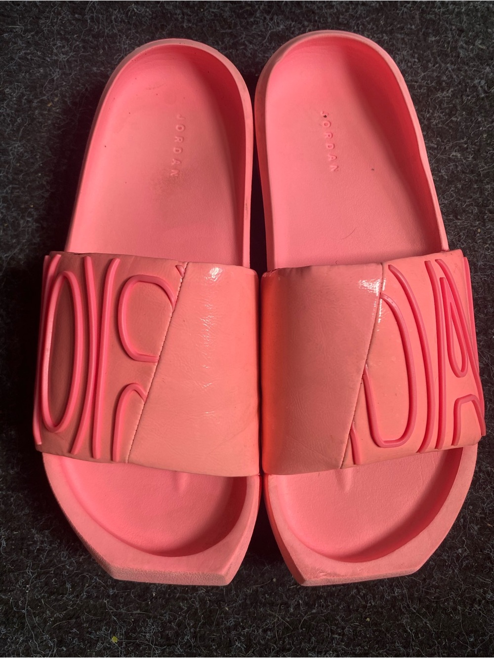 Jordan Women's Coral Pink Slide Sandals